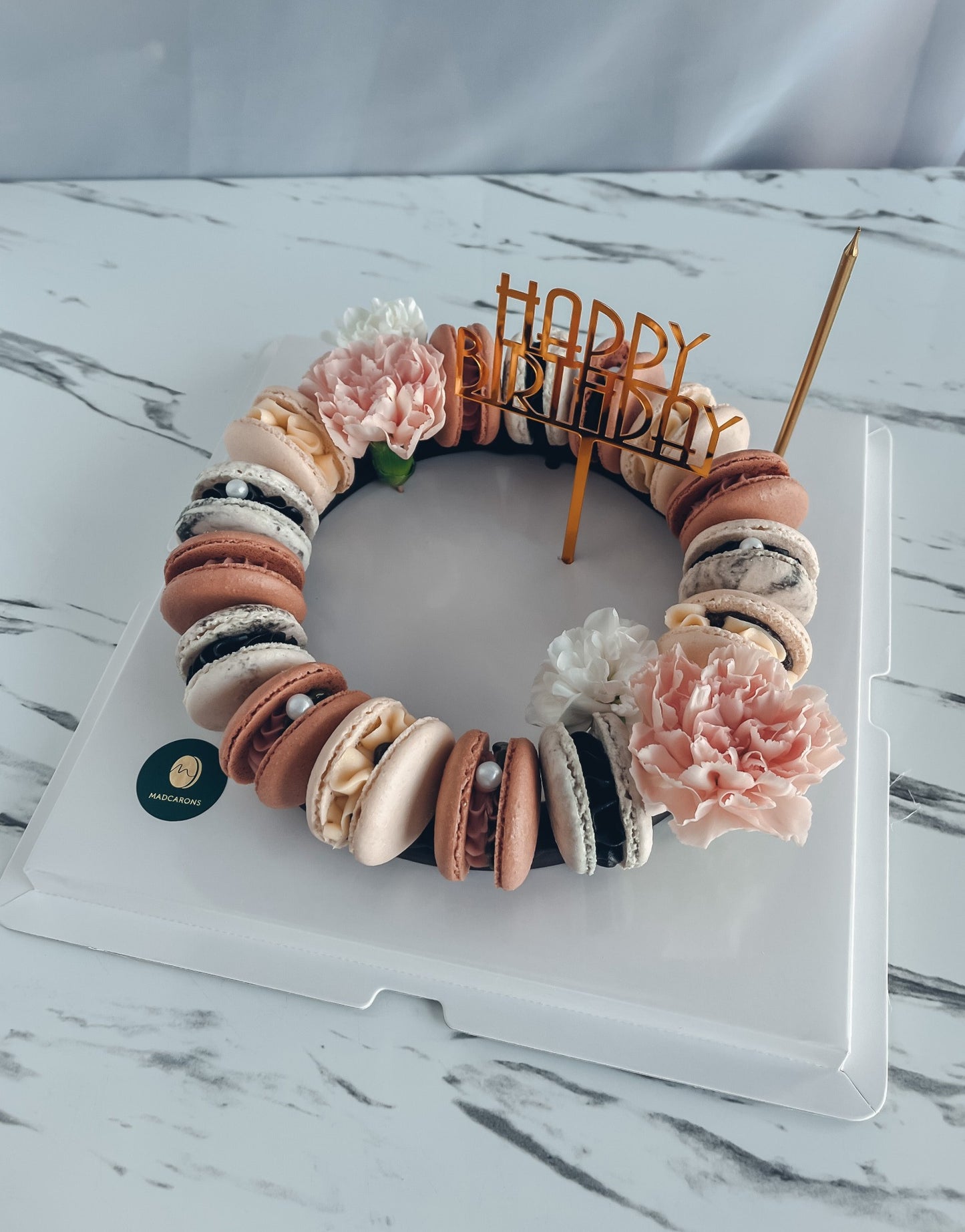 Classic Macaron Wreath